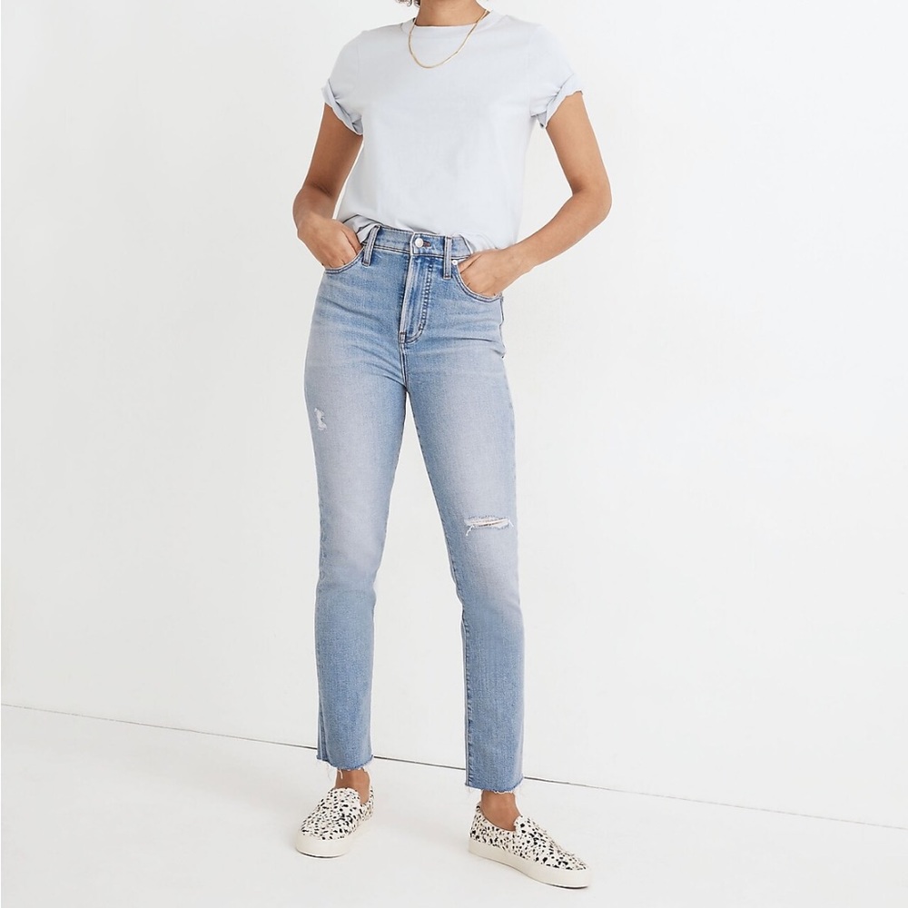Madewell The Perfect Vintage Jean in Coffey Wash: Worn-In Edition